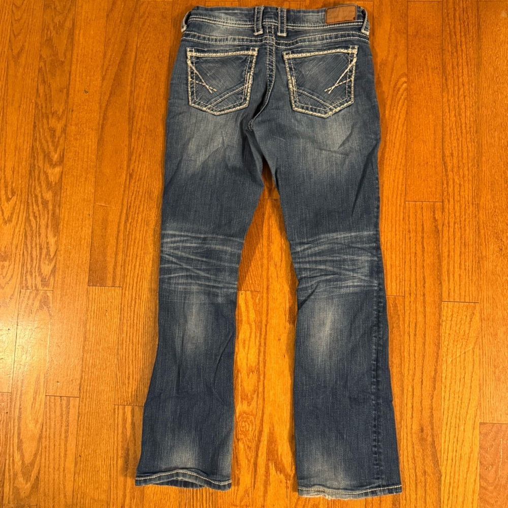 BKE Blue Boot Cut Jeans Womens Size 29L - Picture 2 of 6